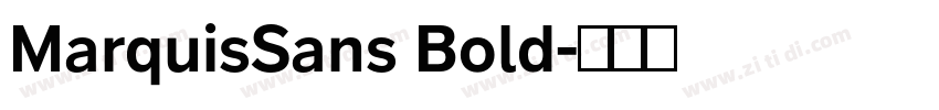 MarquisSans Bold字体转换